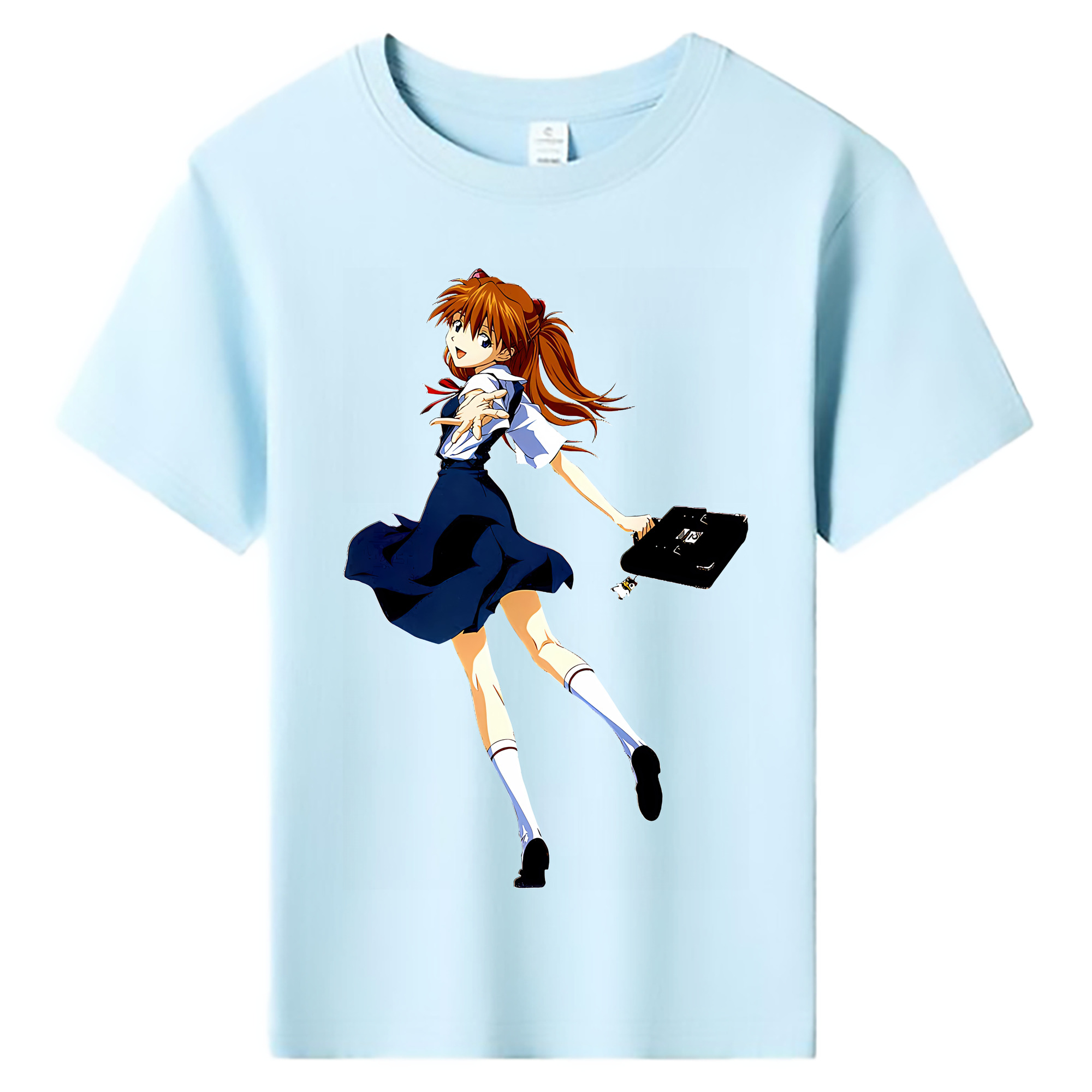 （画像用） EVA 新世紀エヴァンゲリオン 綿100％キッズTシャツ（フロントプリント）
